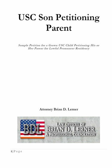 Rocket Immigration Petitions Immigration Visa USC Son Petitioning Parent
